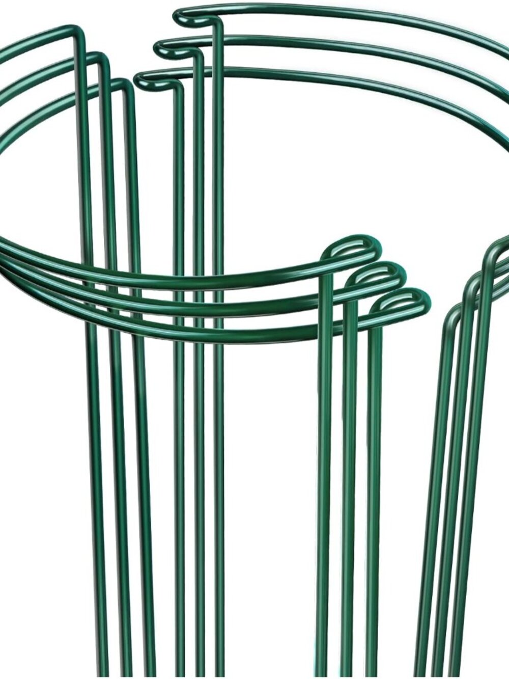 Plant Support Plant Stakes, 6pcs Peony Cages and Supports, Metal Garden Stakes P